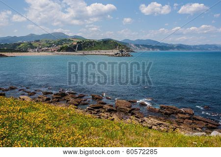 Costa Vasca In The Getaria, spain