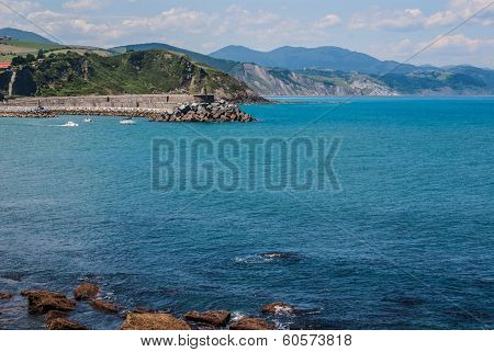 Costa Vasca In The Getaria, spain