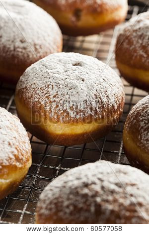 Homemade Raspberry Polish Paczki Donut