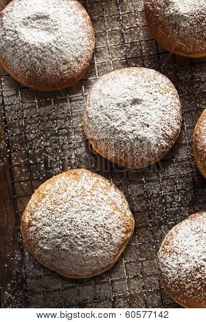 Homemade Raspberry Polish Paczki Donut