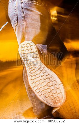 Keyboard sole sneaker