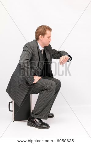 Esperando o empresário
