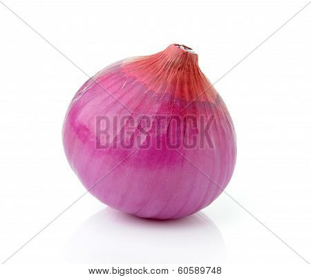 Shallots Isolated On White Background