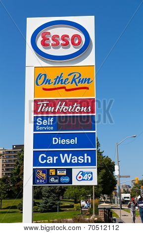 Esso Gas Sign