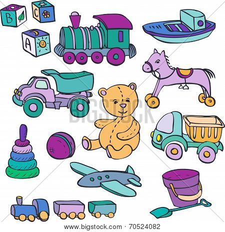 set of baby toys