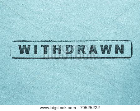 Withdrawn