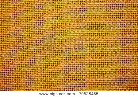 Natural fabric for embroidery (yellow)