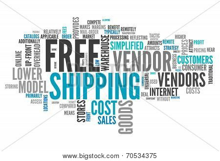 Word Cloud Free Shipping