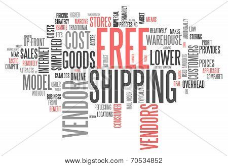 Word Cloud Free Shipping