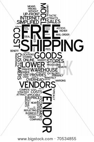 Word Cloud Free Shipping