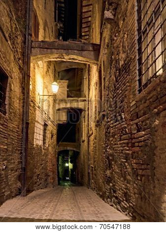 Old Town At Night