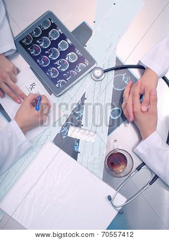 Two Doctors At The Table