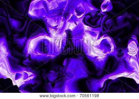 Enchanted Cave Abstract Art Background