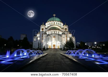 Cathedral Of Saint Sava In Belgrade, Serbia