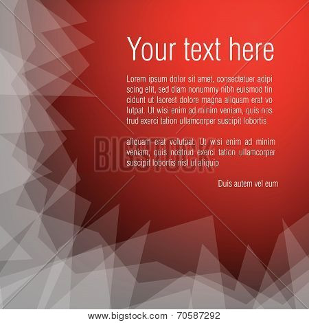 Abstract red background