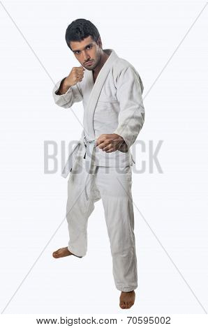 Young Man In Kimono