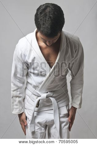 Young Man In Kimono