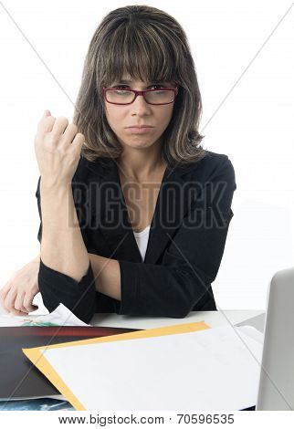Frustrated Businesswoman