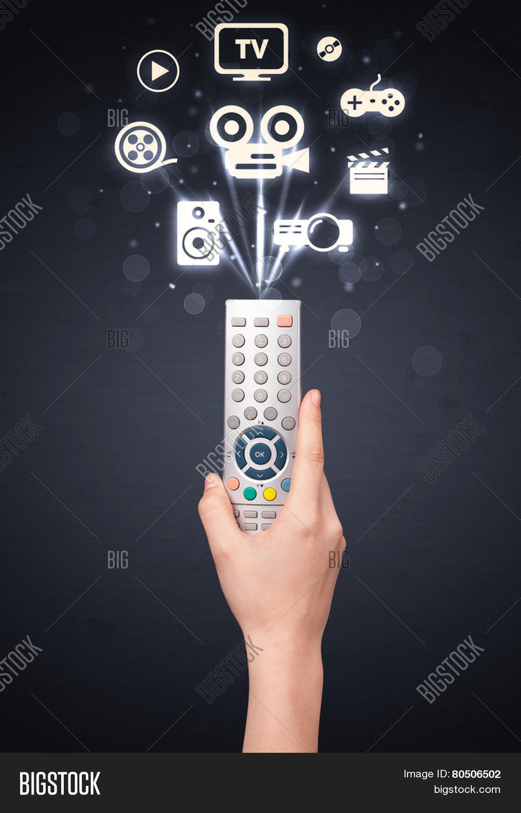 Hand Holding Remote Image & Photo (Free Trial) Bigstock