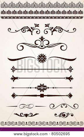 Dividers, Borders And Decorations