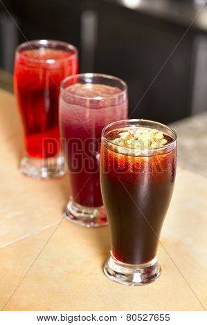 Arabian juice of jallab served in holy month ramadan