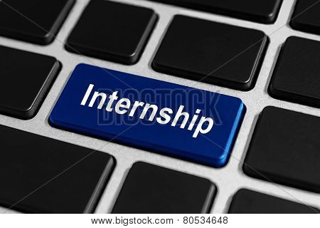 Internship Button On Keyboard