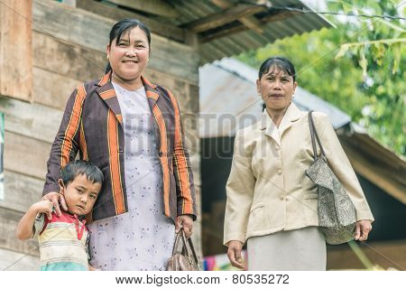 Portrait Of Toraja People