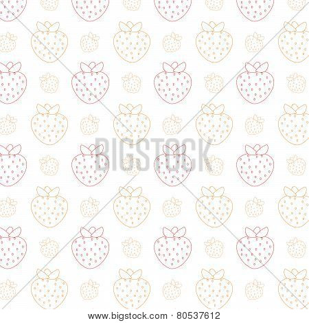 Strawberry seamless pattern