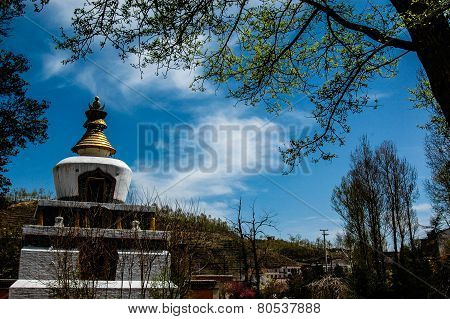 One tower in taer temple
