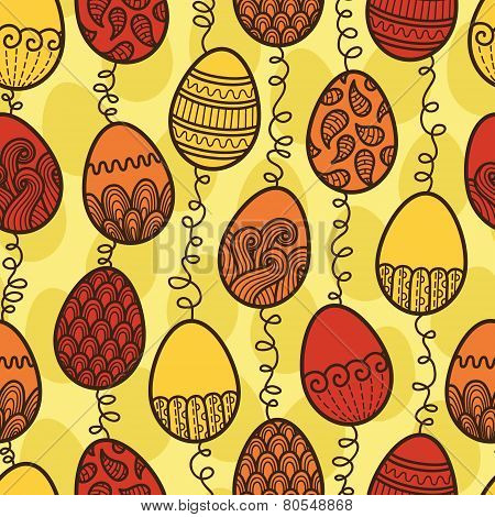Easter pattern eggs