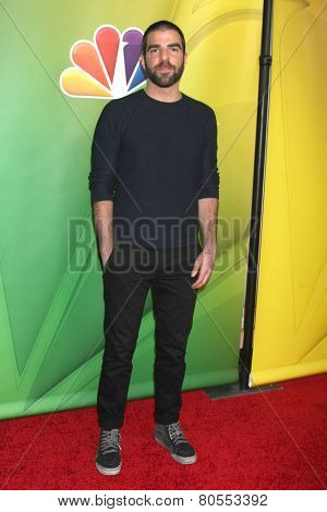 LOS ANGELES - JAN 16:  Zachary Quinto at the NBC TCA Winter 2015 at a The Langham Huntington Hotel on January 16, 2015 in Pasadena, CA