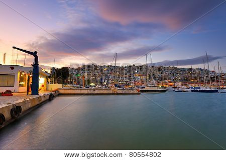 Mikrolimano marina in Athens.