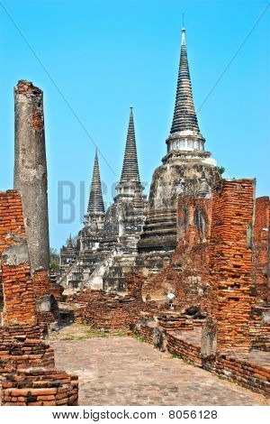 buddhistischer Tempel in ayutthaya