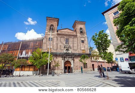 Church Of San Martín On A Sunny Spring Day, Madrid