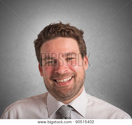 Optimist businessman