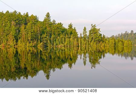 Morning Reflections In The North Woods