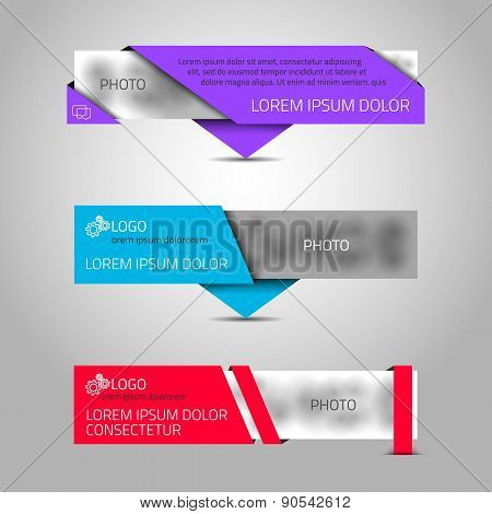Three Paper Banners.