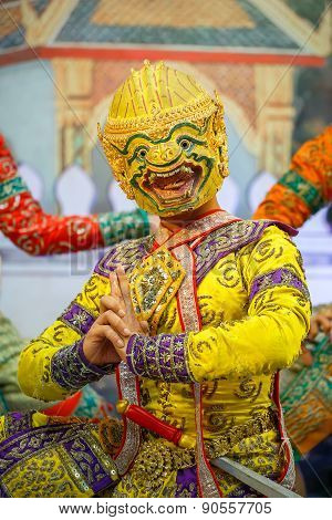 Khon - Thai Traditional Mask Dance