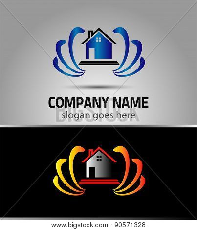 Real Estate Logo Design Template