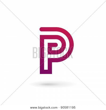 Letter P Logo Icon Design Template Elements
