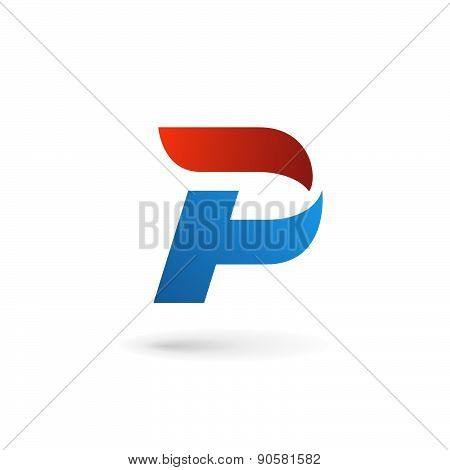 Letter P Logo Icon Design Template Elements