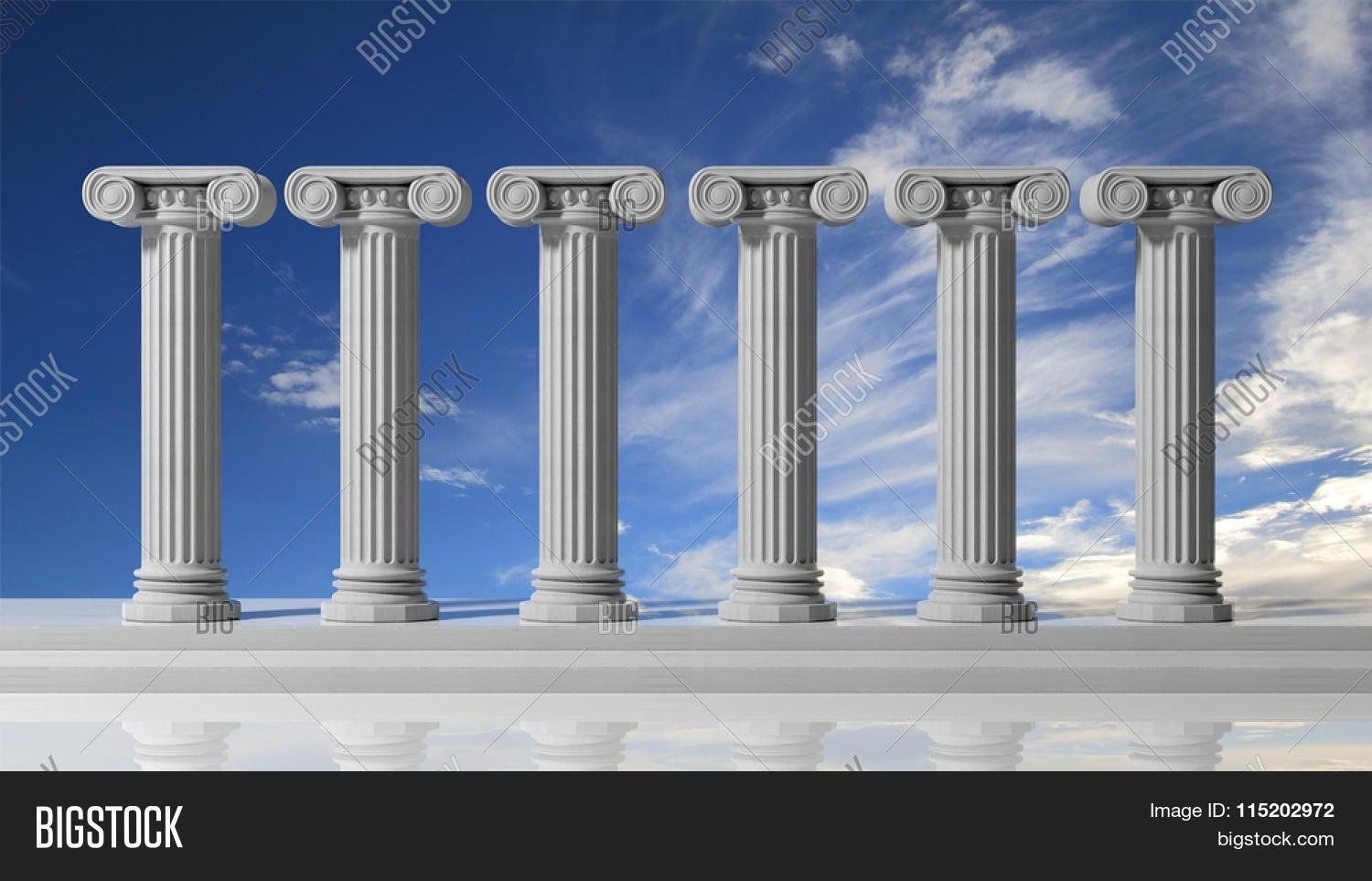 Six Ancient Pillars Image & Photo (Free Trial) Bigstock