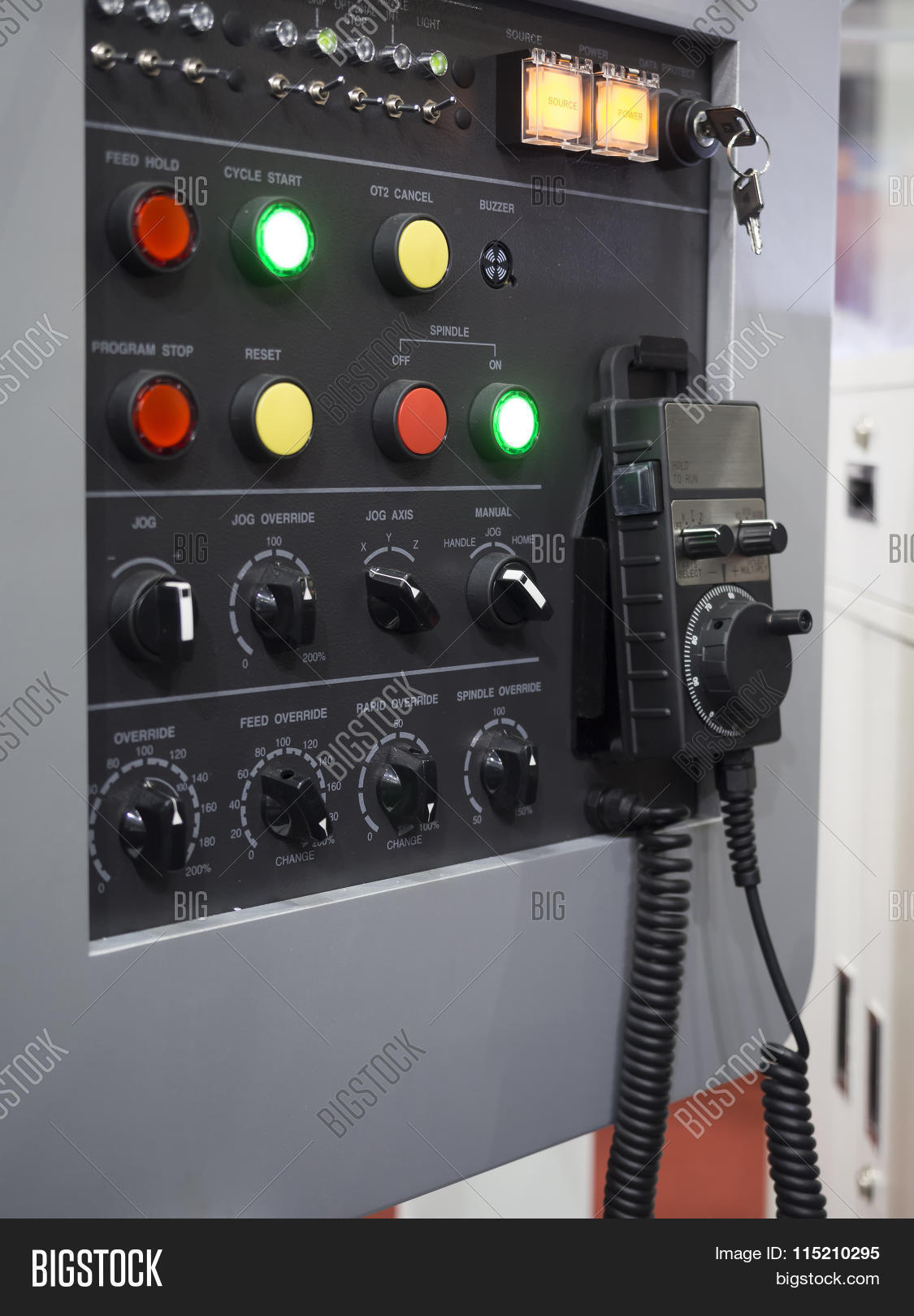 Cnc Machine Control Image & Photo (Free Trial) Bigstock