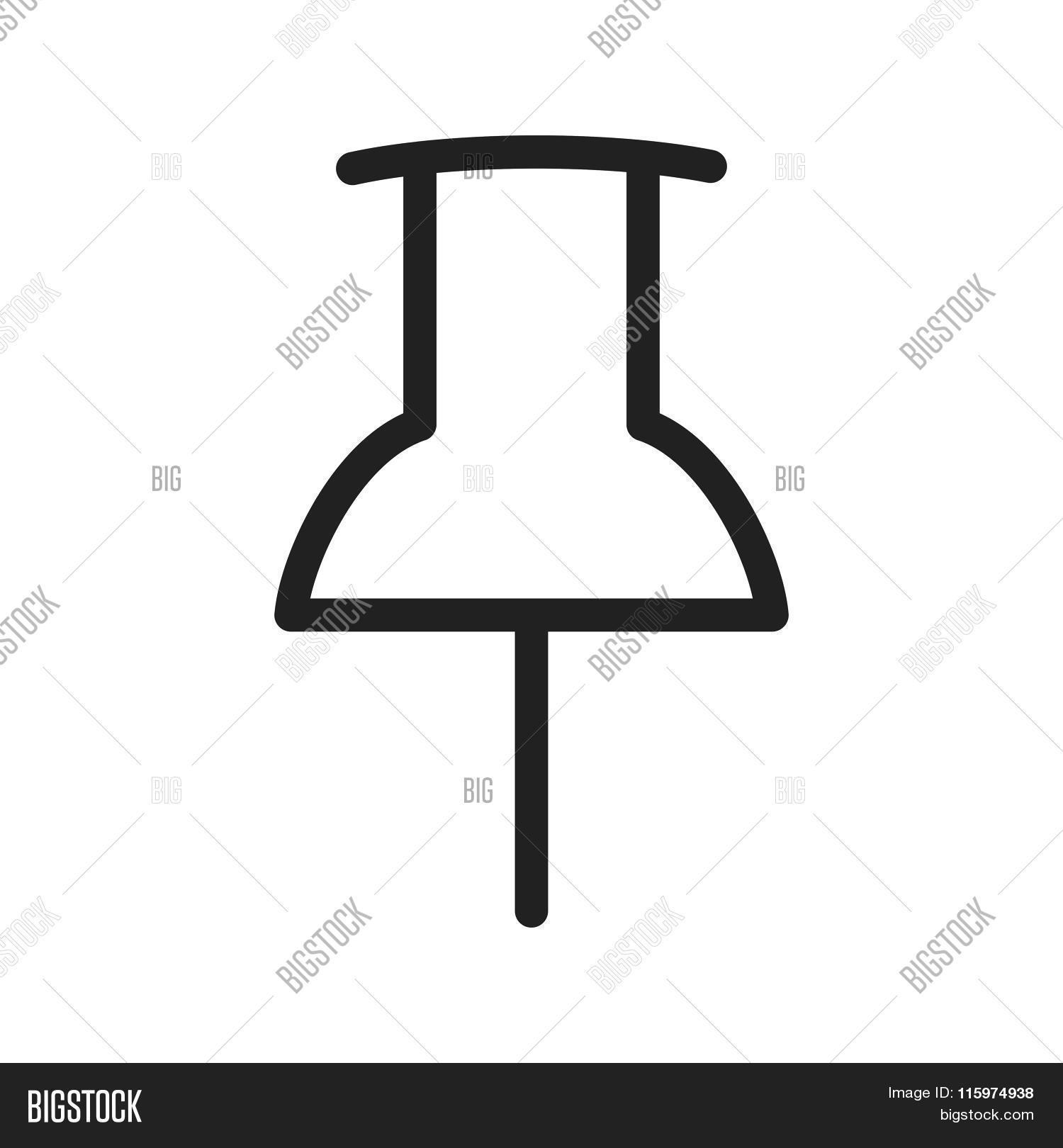 thumb pin vector photo free trial bigstock bigstock