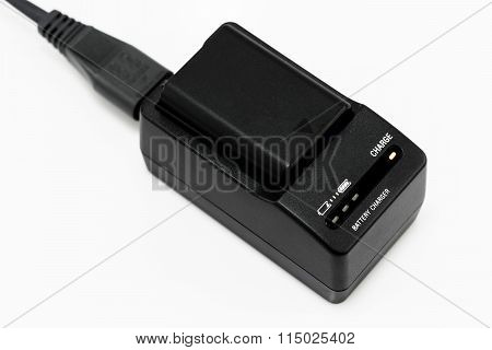 Charging Battery Isolated On White Background