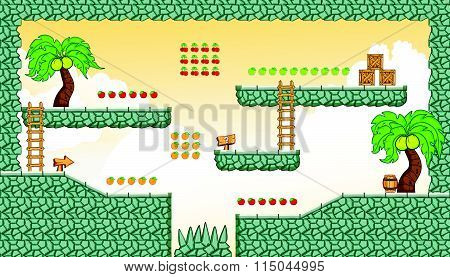 Platform Game Tileset 20.eps