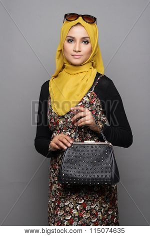 Fashionable Muslimah Woman