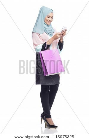 Fashionable Muslimah Woman