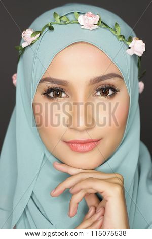 Fashionable Muslimah Woman