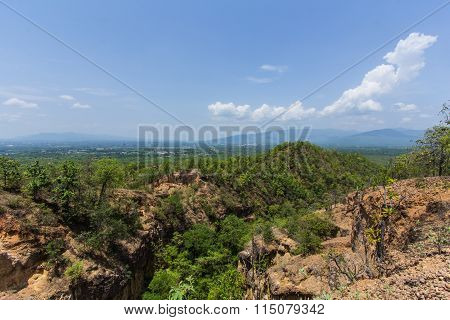 Doi Tok Grand Canyon In Mae Wang National Park, Chiangmai Thailand
